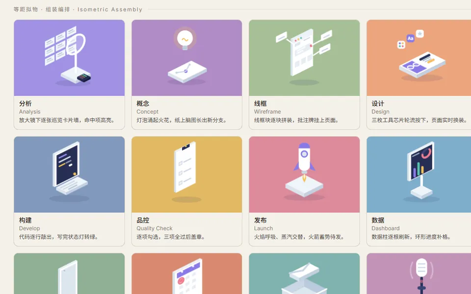动态图标图鉴 页面预览
