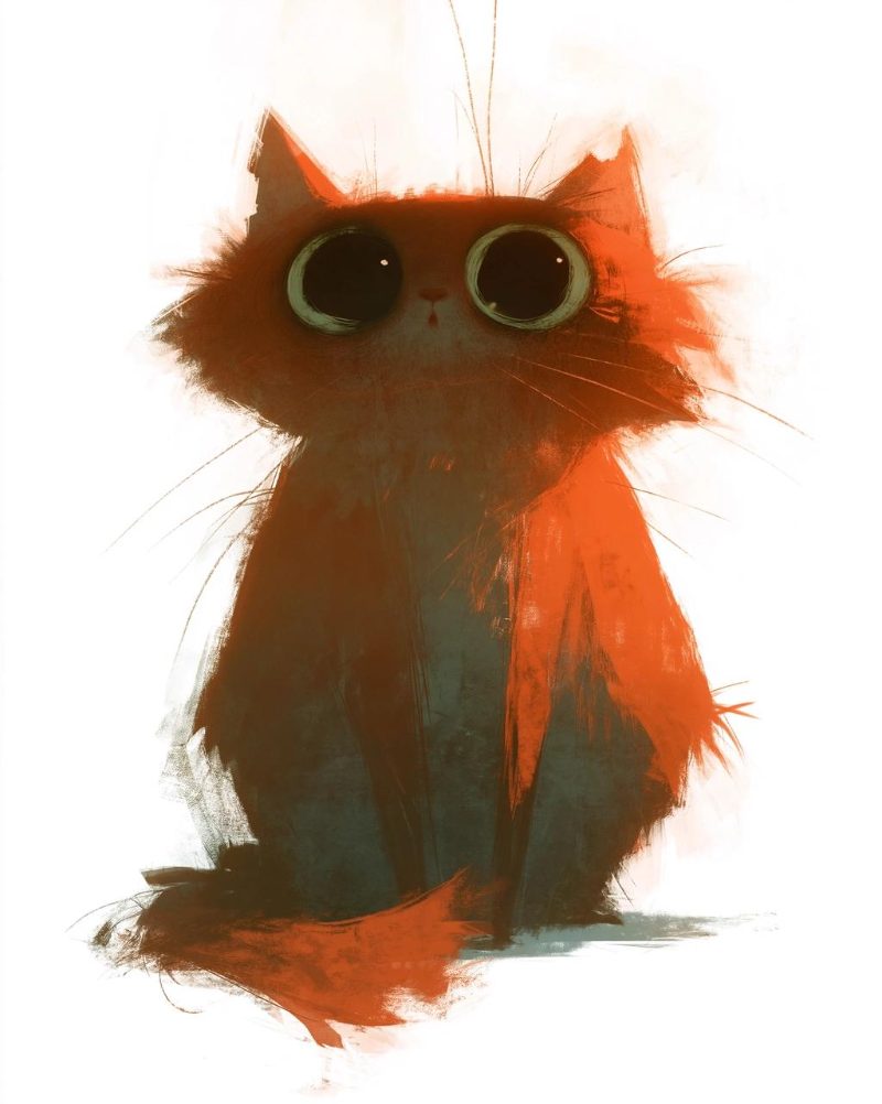 插画猫头鹰